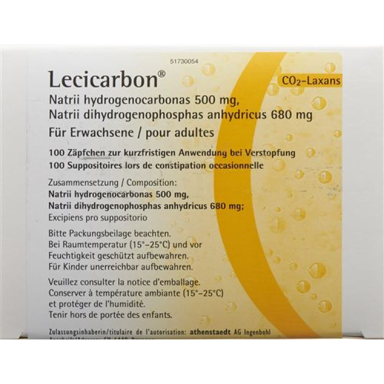 Lecicarbon Supp Erw 100 db