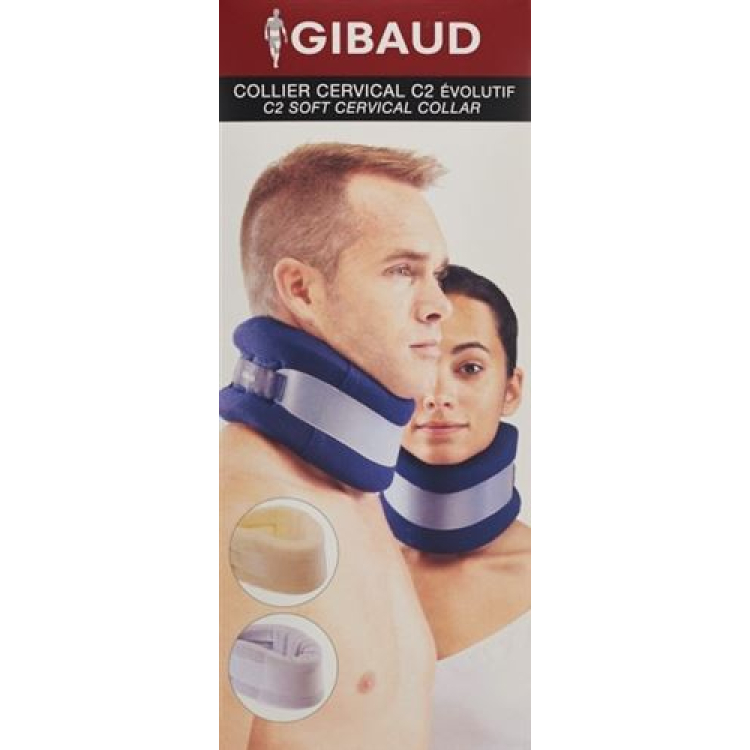 GIBAUD cervical C2 7,5cm Gr1 29-34cm förstärkt