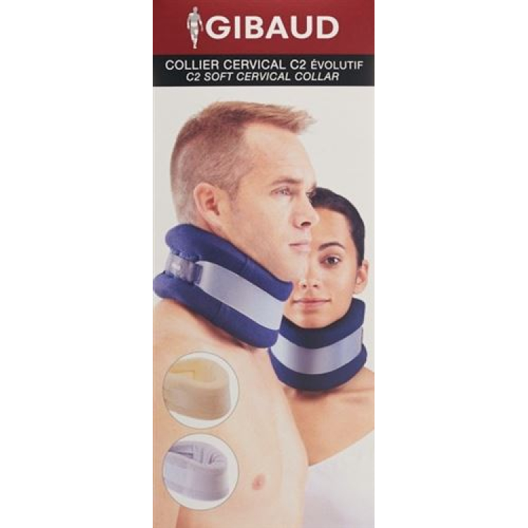 GIBAUD cervical C2 8,5cm Gr2 35-40cm förstärkt