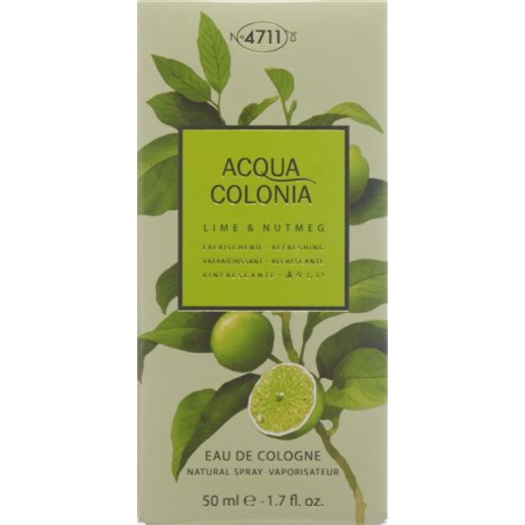 4711 Acqua Colonia Lime & Nutmeg Eau de Cologne Spr 50 ml