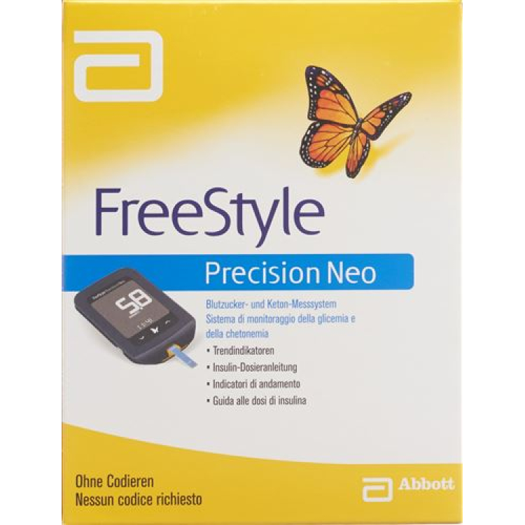 Комплект система за проследяване на кръвната захар Abbott FreeStyle Precision Neo