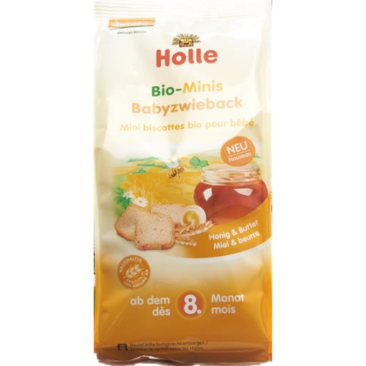 Holle Organic MINIS Baby Rusks 100 g