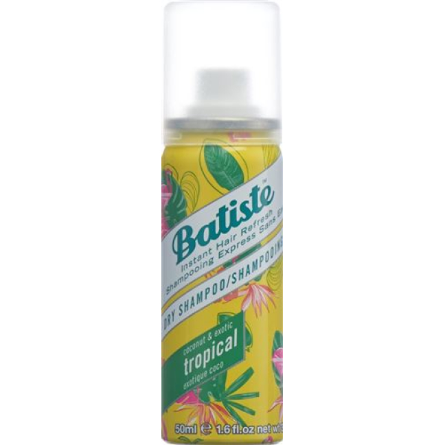 Batiste Tropical Dry Shampoo Mini Ds 50 ml