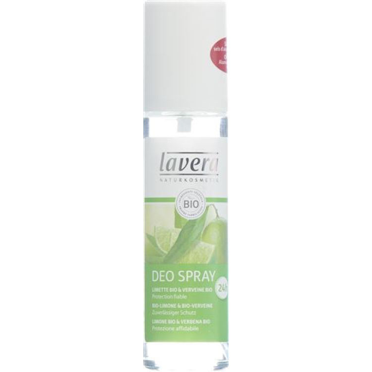 Lavera 24h deo spray biologische limoen & biologische verbena 75ml