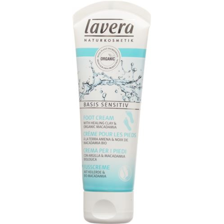 Lavera Fusscreme base sensitive Tb 75 ml