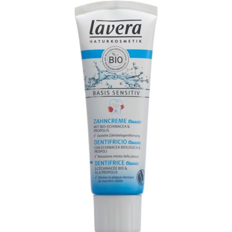 Lavera tandkräm classic basis sensitiv Tb 75 ml