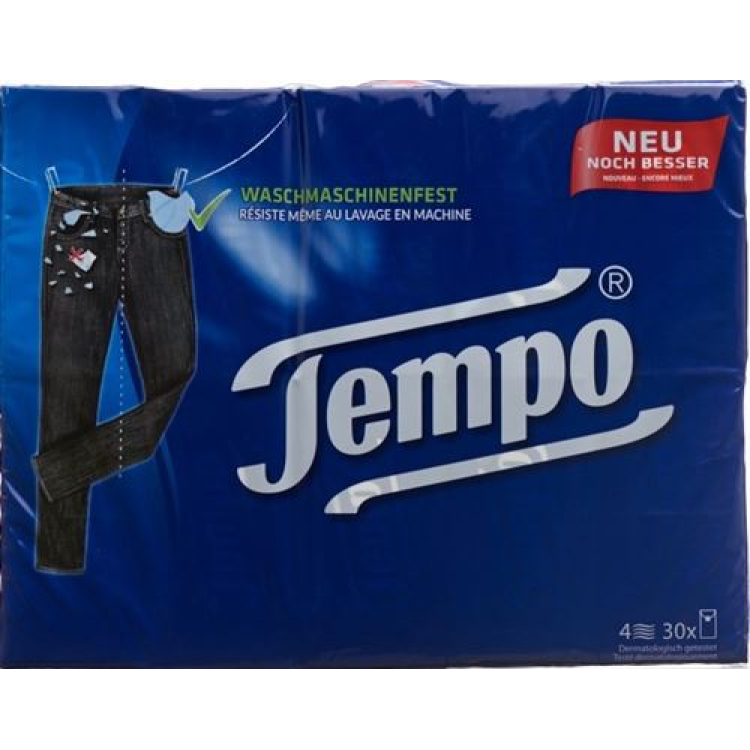 កន្សែងដៃ Tempo Classic 30 x 10 PCs