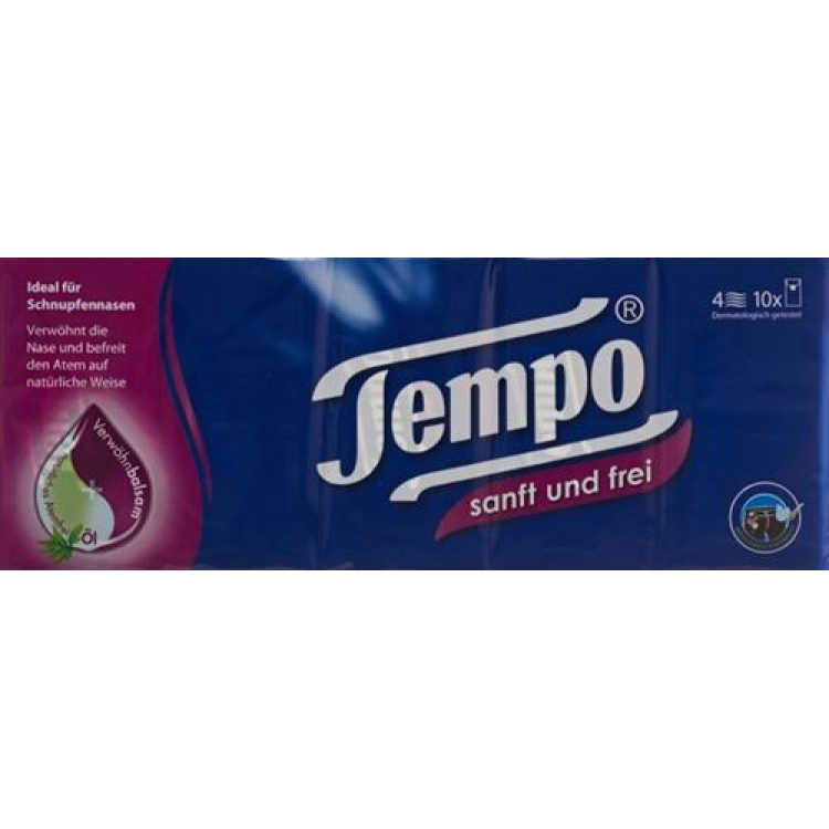 Tempo алчуур зөөлөн, үнэгүй 10 х 9 ширхэг