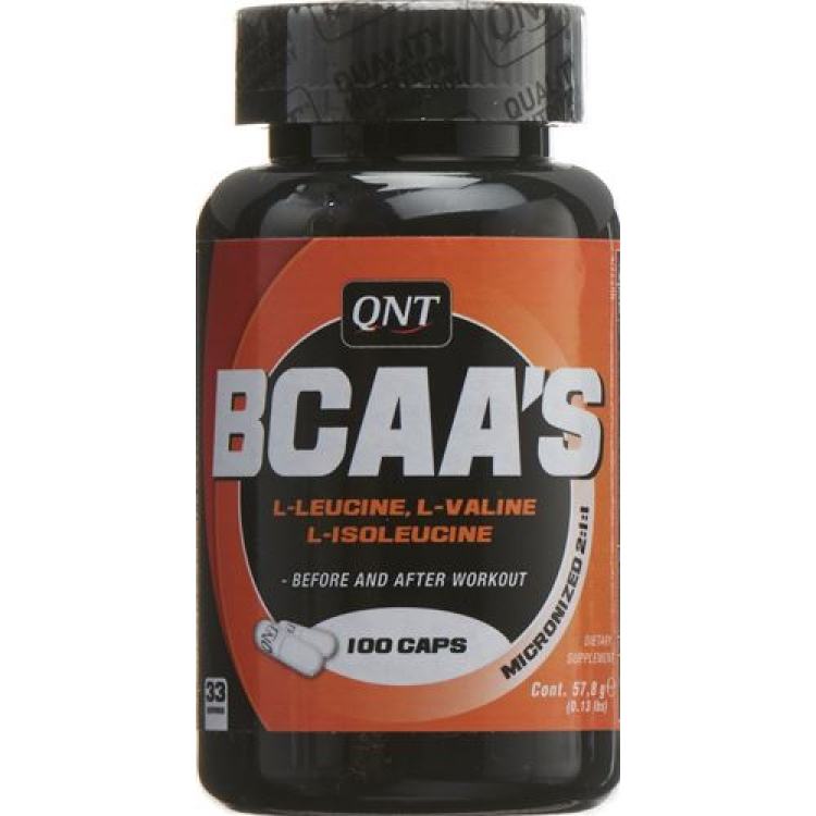 QNT BCAA + витамин В6 капсул 100ш