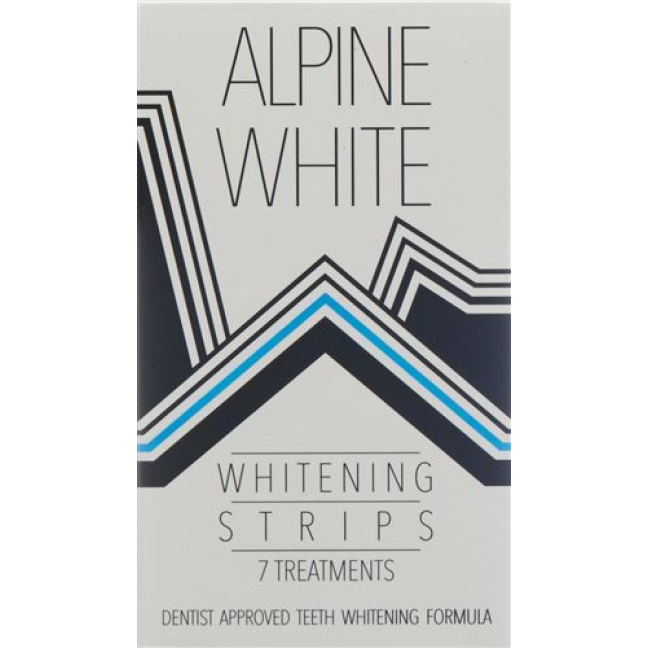 7 uygulama için Alp Beyazı beyazlatma şeritleri