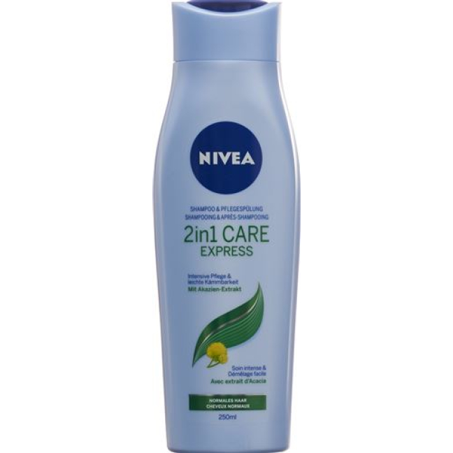 Nivea Hair 2 en 1 Care Express Champú y Acondicionador 250 ml