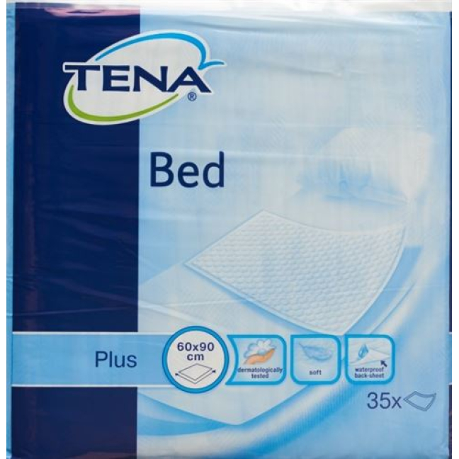 TENA Bed Plus tibbiy yozuvlari 60x90cm 35 dona