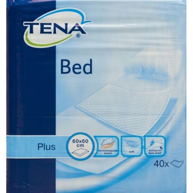 TENA Bed Plus tıbbi kayıtlar 60x60cm 40 adet