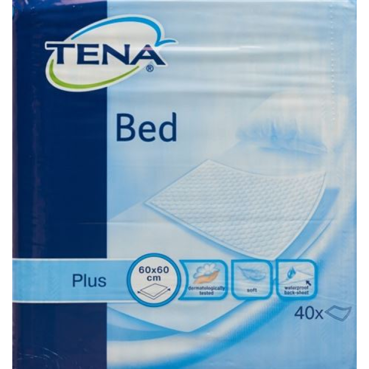 TENA Bed Plus tıbbi kayıtlar 60x60cm 40 adet