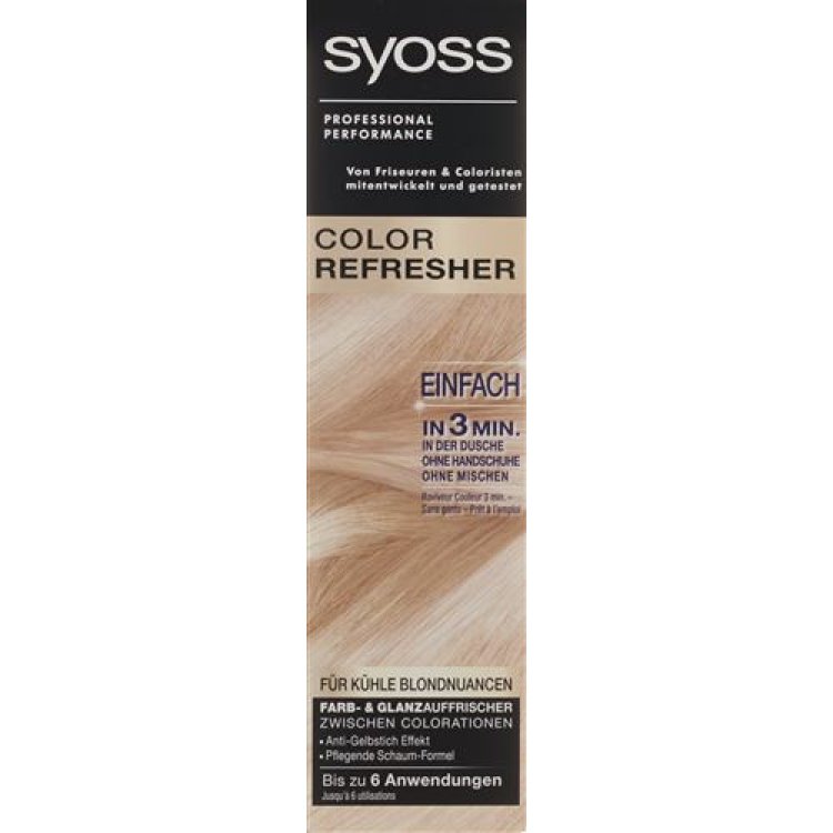 Syoss Refresher cool blonde shades