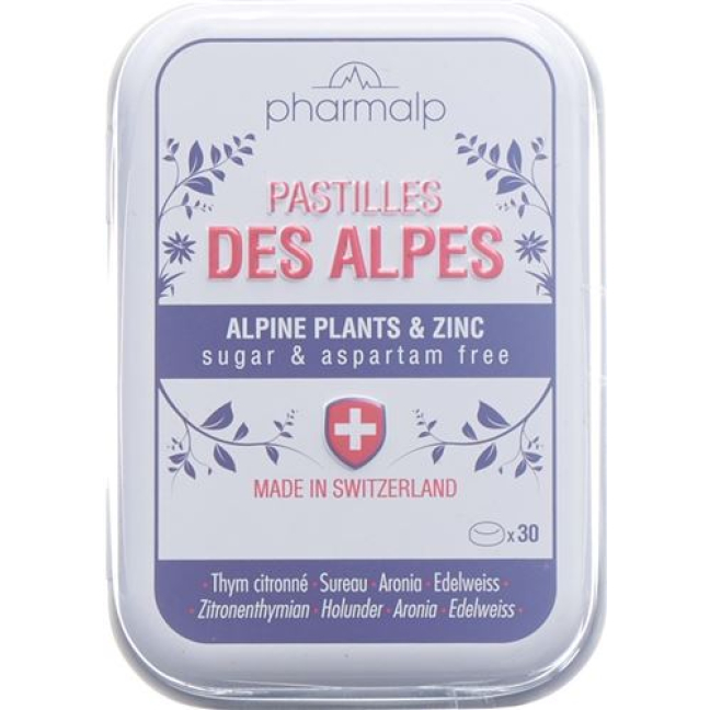 Pharmalp Pastilles des Alpes 30 pieces