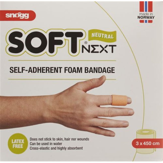 Snögg Soft Next Plaster 3cmx4.5m neutral