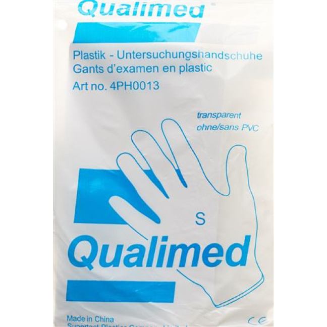 QUALIMED plastic gloves women 100 pcs