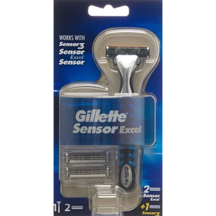 Gillette SensorExcel Universal Apparatus with 3 Blades