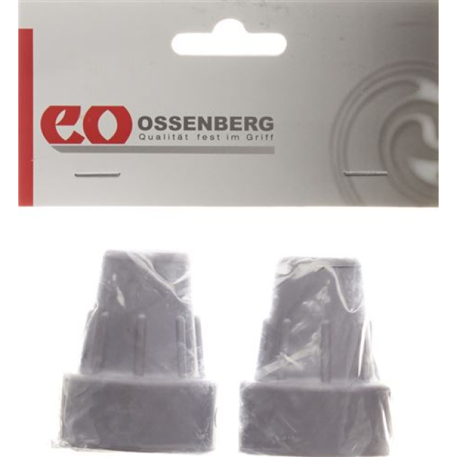 Cápsula muleta Ossenberg Pivoflex 16mm cinza 1 par