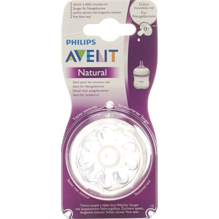 Avent Philips Naturnah sucker for newborns 2 pcs