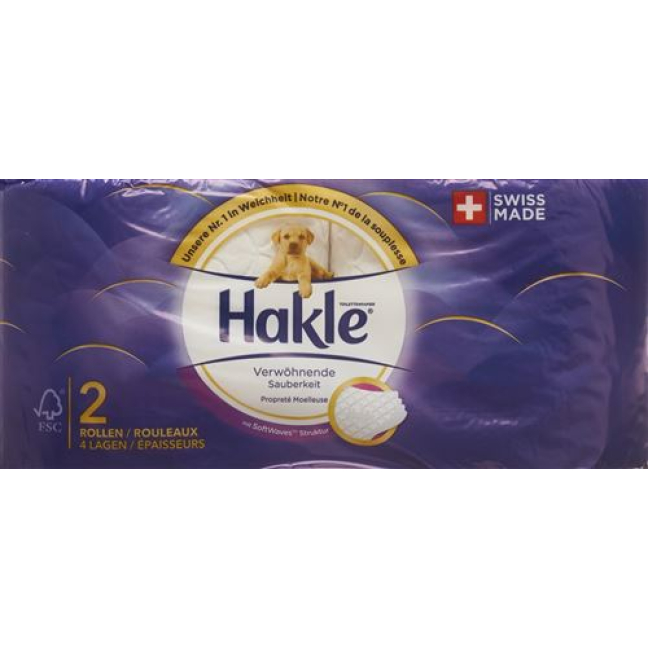 Hakle Pampering cleanliness of toilet paper FSC 2 pcs