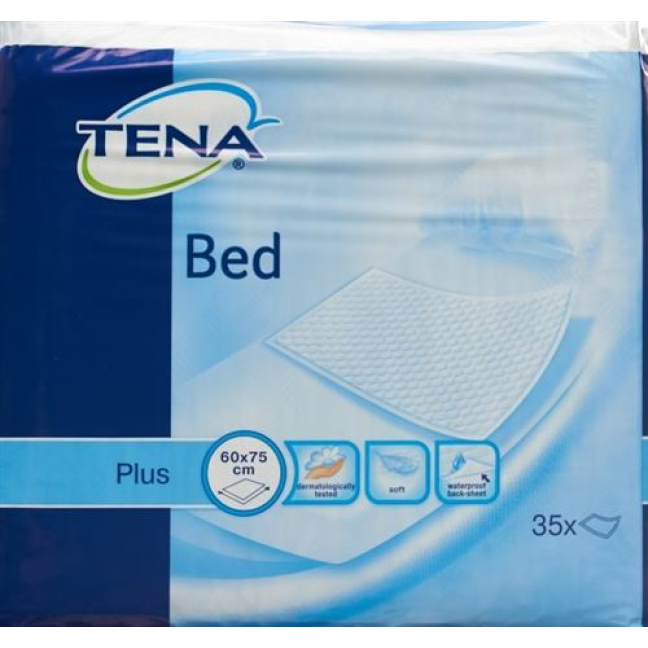 TENA Bed Plus բժշկական քարտեր 60x75սմ 35 հատ