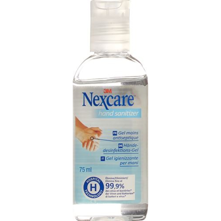 3M Nexcare hands disinfecting gel 75 ml