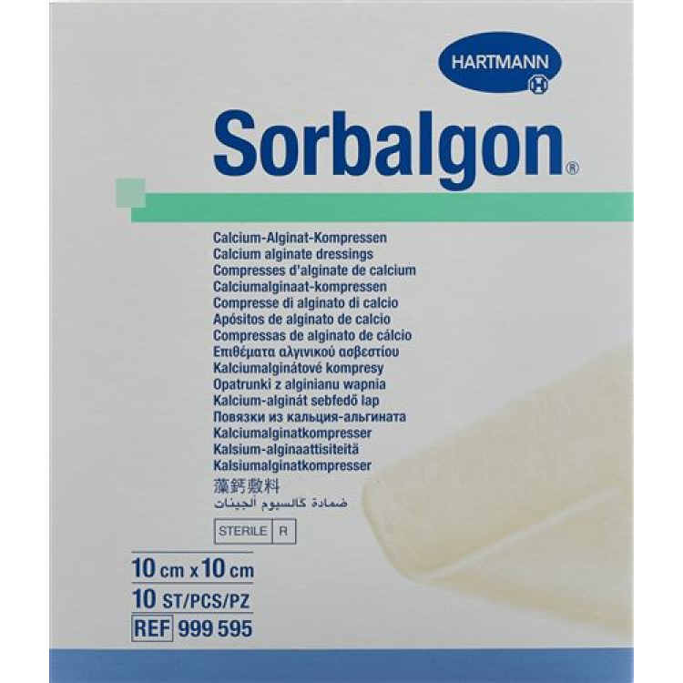 SORBAGON kompressid 10x10cm steriilsed 10 tk