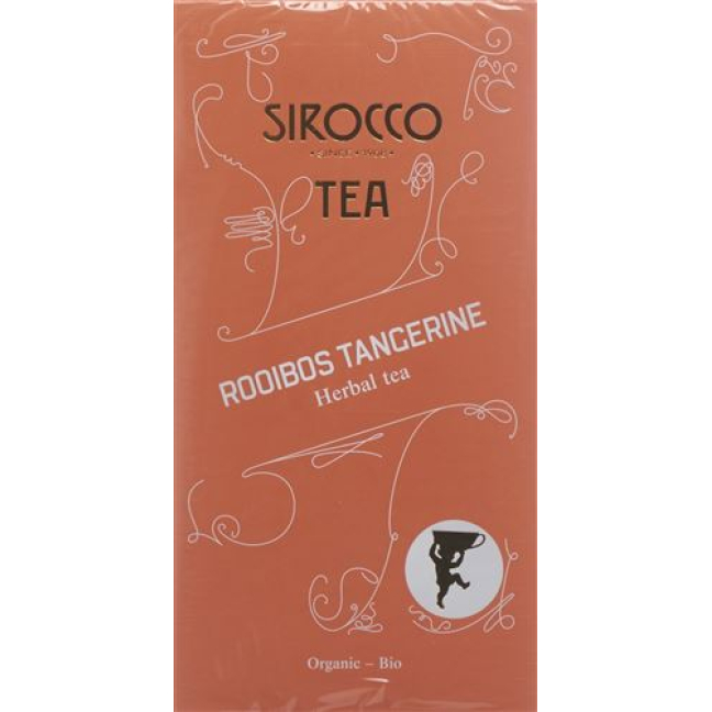 Sirocco Rooibos bolsitas de té Mandarina 20 piezas