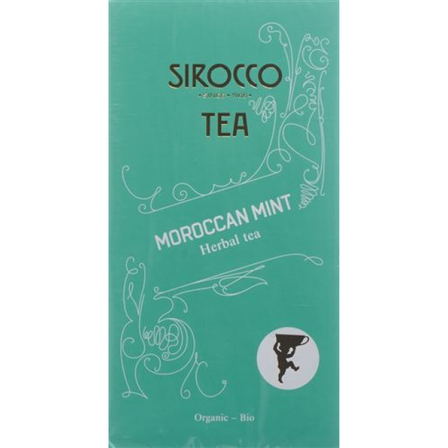 Sachets de thé à la menthe marocaine Sirocco 20 pcs