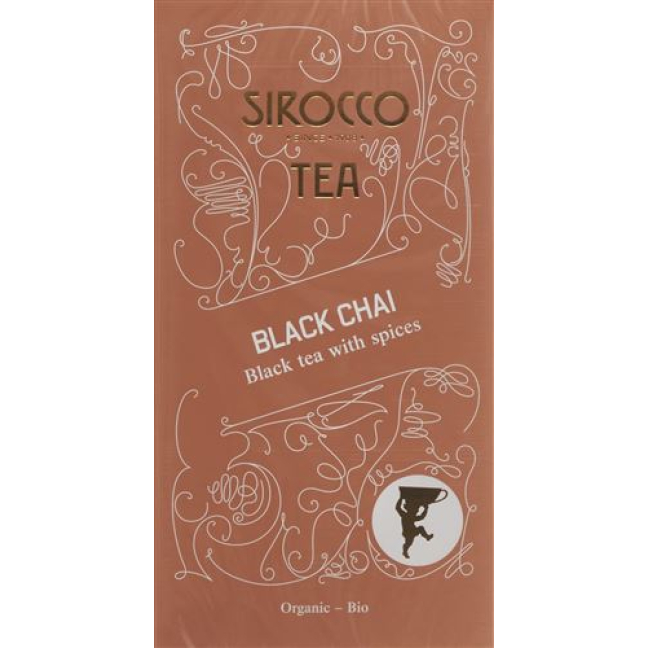 Uncang teh Sirocco Black Chai 20 pcs