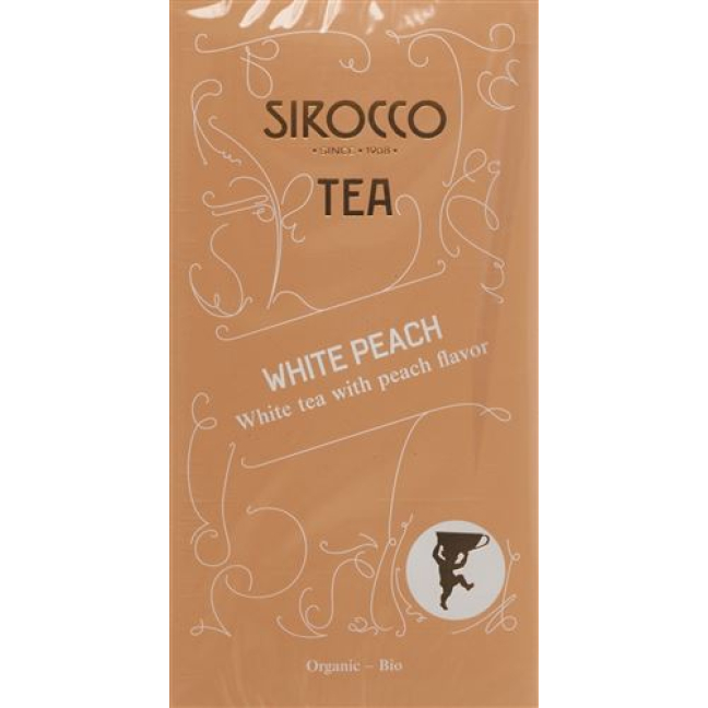 Sirocco Teabags White Peach 20 pcs