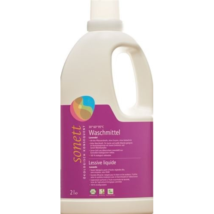 Sonnet detergent liquiduid 30°-95°C 2 lavender lt