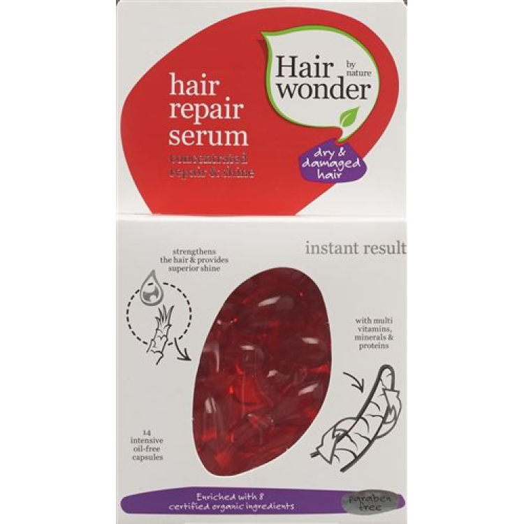 HENNA PLUS Hair Wonder сарысуы қақпақтары 14 x 1 мл