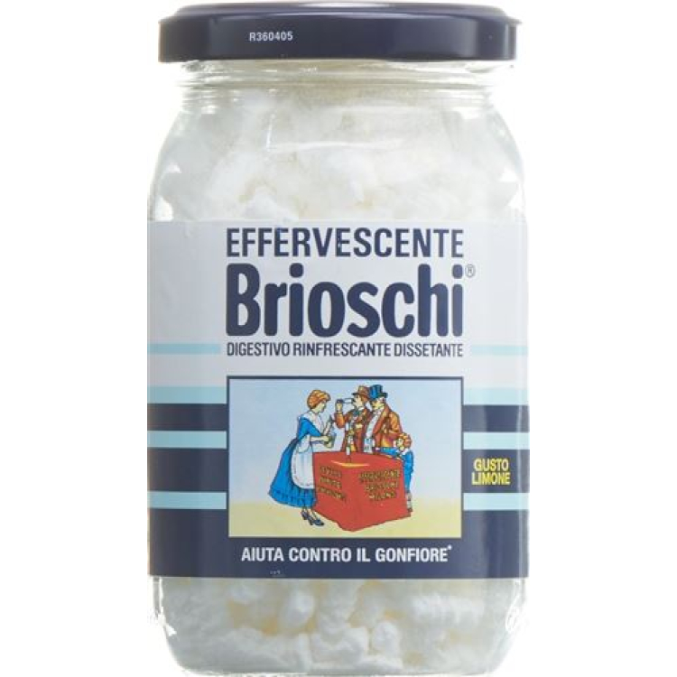 Brioschi brusegranulat 100 g glass