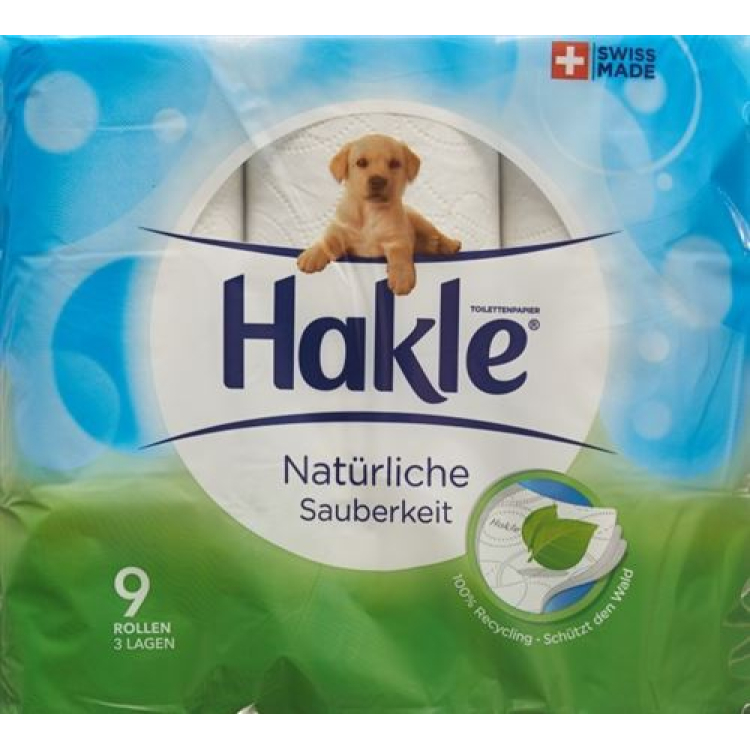 Hakle Naturlig renlighed af toiletpapir FSC 9 enheder