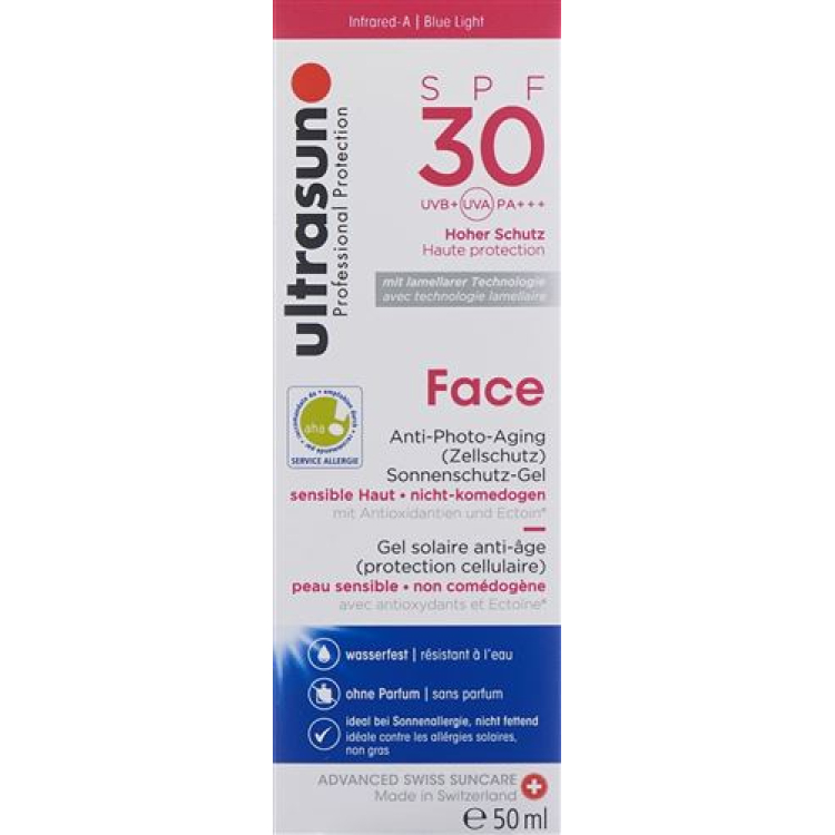 Ultrasun Face SPF 30 50 មីលីលីត្រ