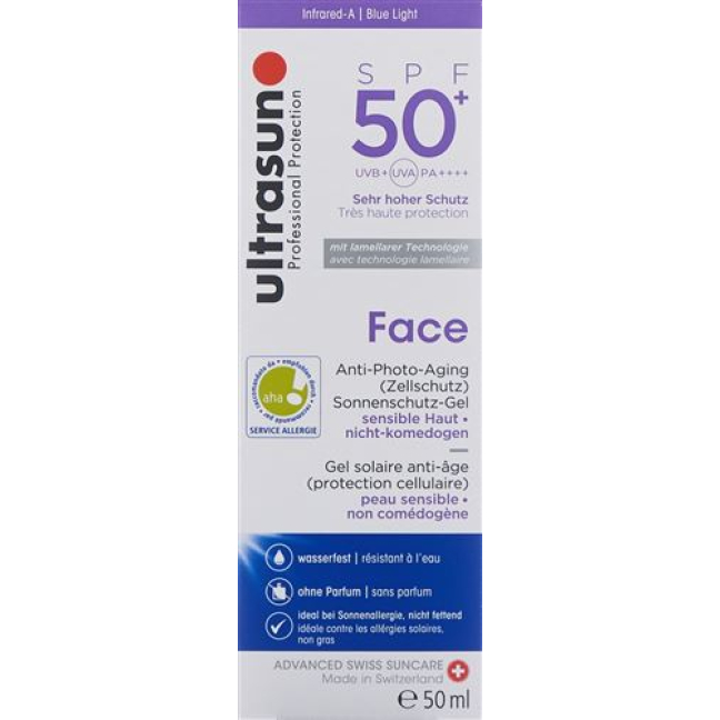 Ultrasun Face SPF 50+ 50 մլ