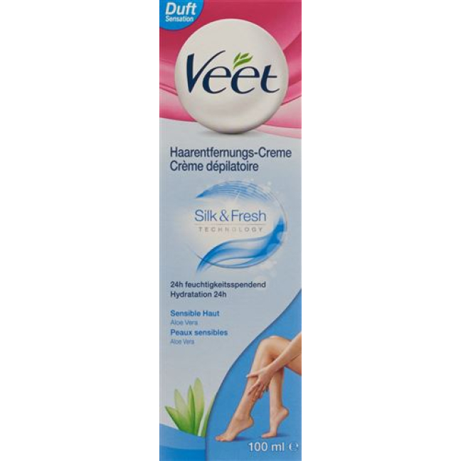 Veet Hair Removal Cream Sensitive Skin ចំណុះ 100ml