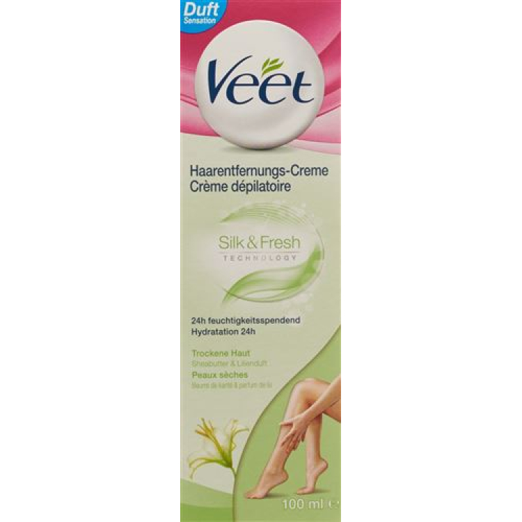 Veet קרם להסרת שיער עור יבש 100 מ