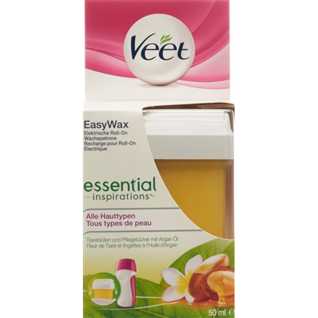 Veet EasyWax polnilna kartuša z voskom Natural Sensitive 50 ml
