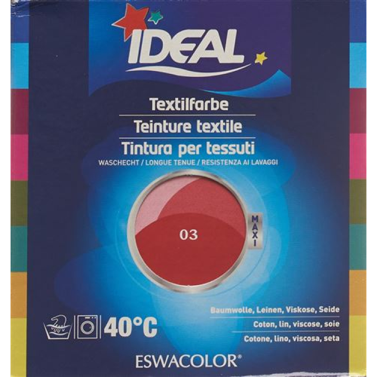 IDEAL MAXI Cotton Color No03 vermilion