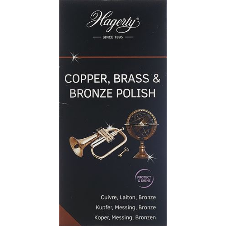 Hagerty Copper Brass Bronze Polish Bottle 250 ml