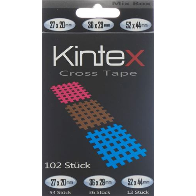 Kintex Cross Tape Mix Box plester 102 pcs