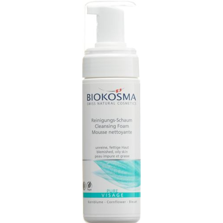 Mousse nettoyante Biokosma Pure 150 ml