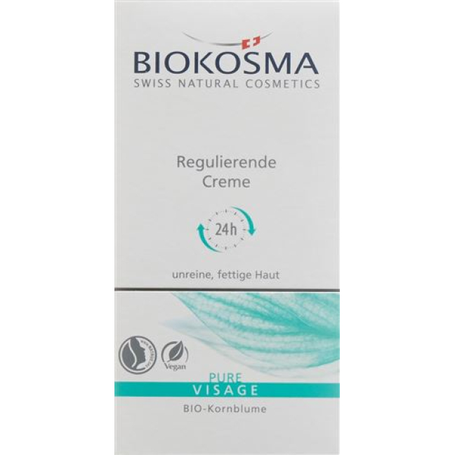 Biokosma Basic Pure Crema Regolatrice 24h 50 ml