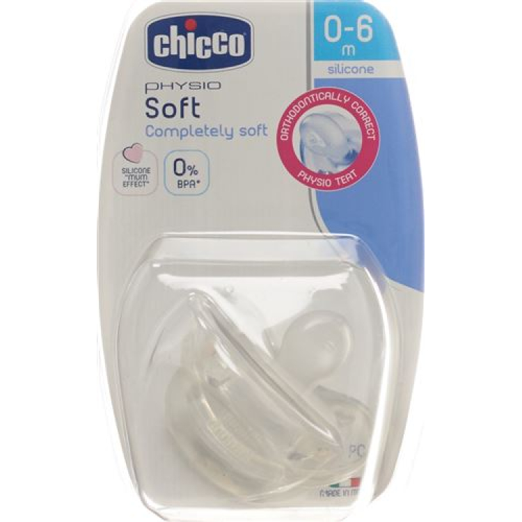 Chicco Physiologischer Beruhigungssauger GOMMOTTO Silikon mini 0