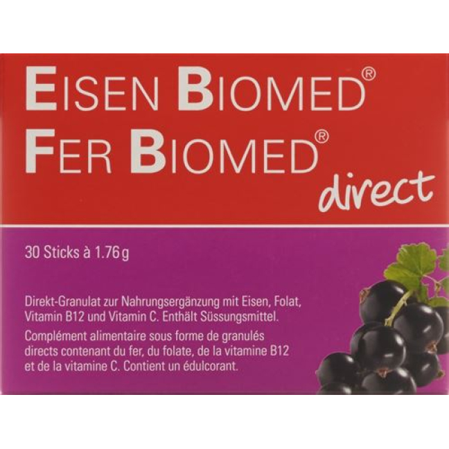 Žehlička Biomed direct Gran sticks 30 ks