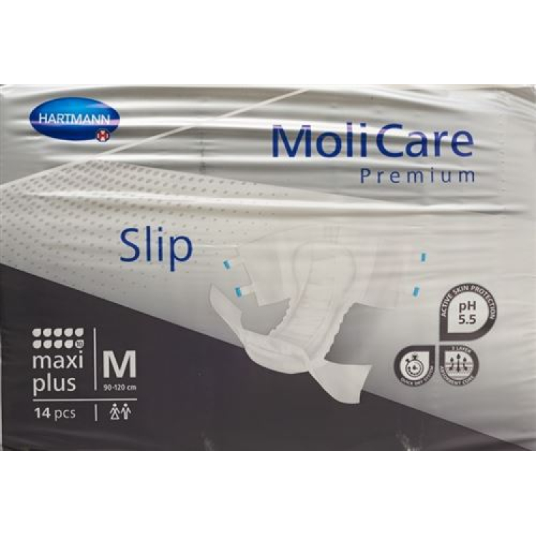 MoliCare Slip maxi plus 10 M argent 14 pièces